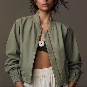 Anthropologie | Like-New Bomber Jacket